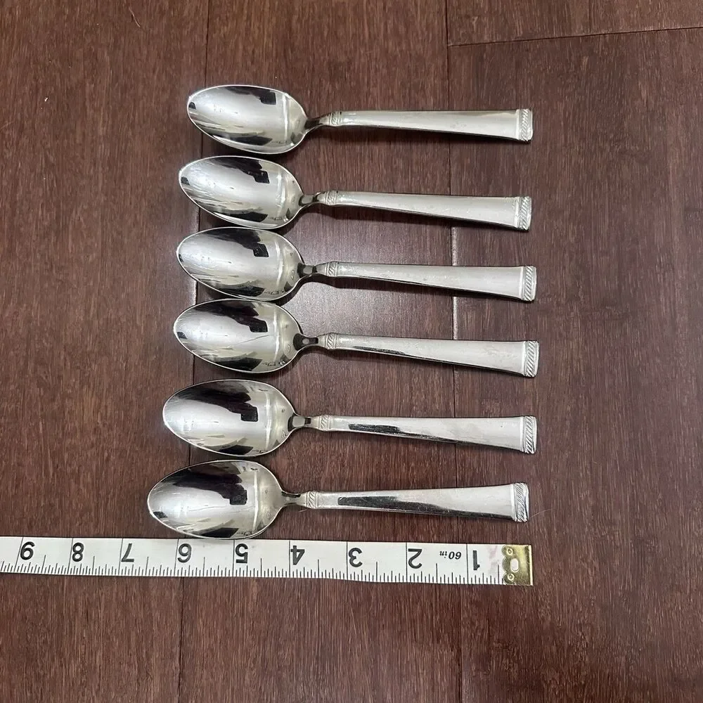 Lot of 51 Pcs. MIKASA Rope Flatware Spoons Forks Knives Stainless Rope Bands